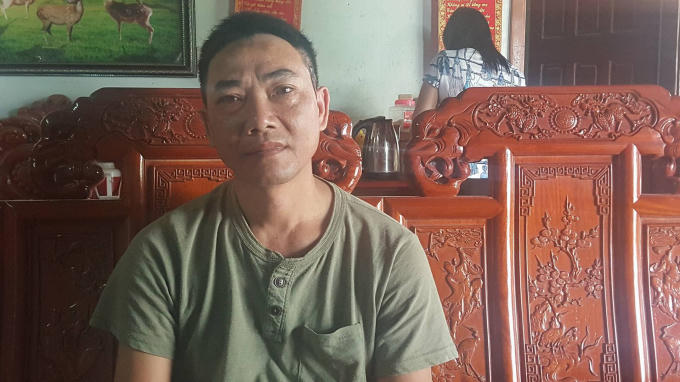 Anh Trung người bị nhóm đối tượng chém trọng thương.