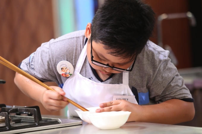 Gia Huy Bắt đầu vào bếp từ năm 6 tuổi.