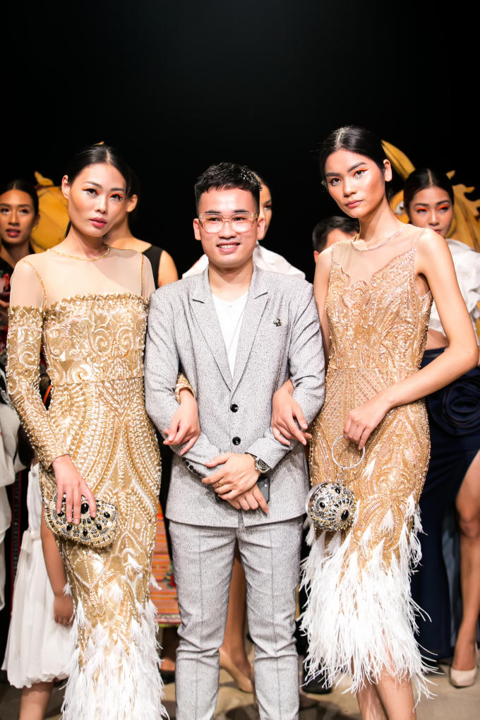 NTK Hà Duy cùng hai Quán quân Next Top Mai Giang, Kim Dung.