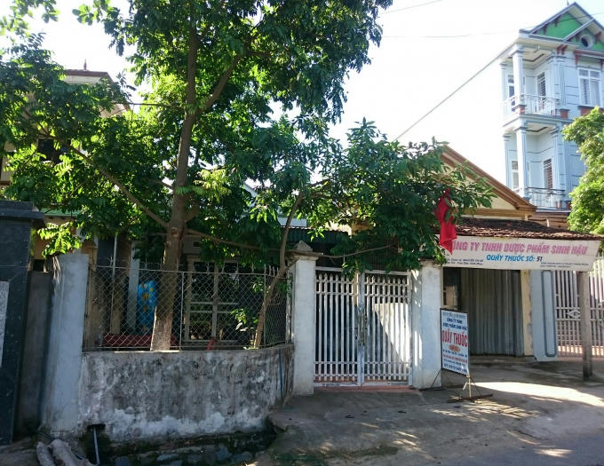 Phần diện tích đất ông Hợp đang khởi kiện để đòi lại.