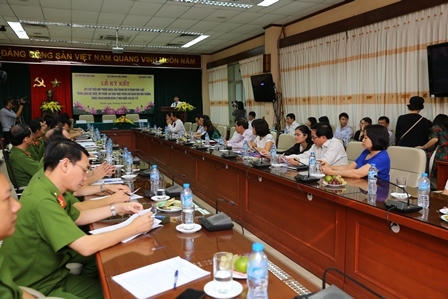 TS. Nguyến Thanh Phong, Cục trưởng Cục ATTP phát biểu tại buổi lễ