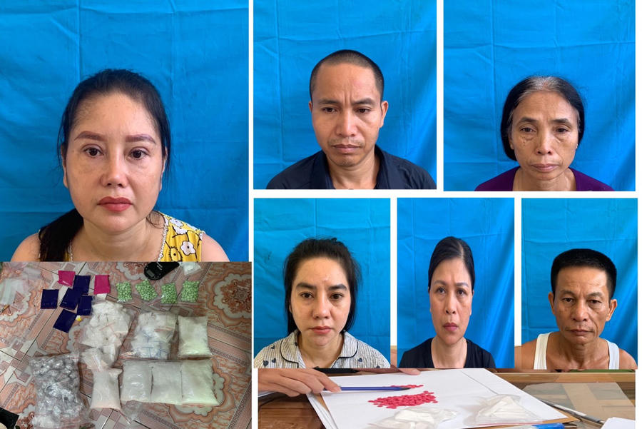 Các đối tượng và tang vật vụ án