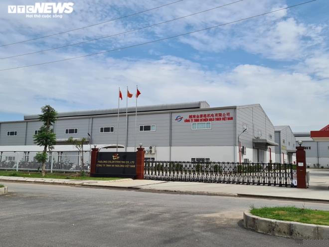 Công trình không phép nhưng đã xây dựng xong 4 nhà xưởng sản xuất, 1 tòa nhà văn phòng 4 tầng, 1 nhà kho vào 2019. Ảnh: VTC News