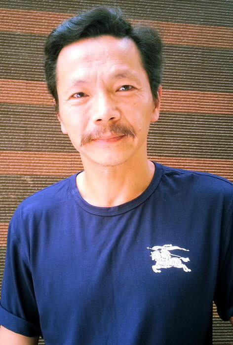 Nghệ sĩ Trung Anh ngoài đời thường.
