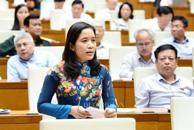 Đại biểu Lê Thị Thanh Xuân. (Ảnh: Quochoi.vn)
