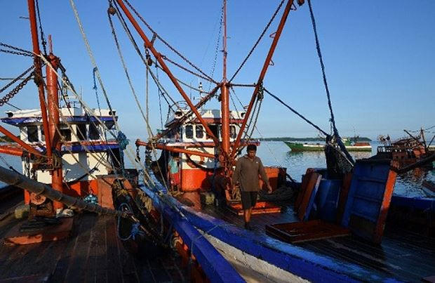 Tàu cá của ngư dân Philippines. Ảnh: AFP