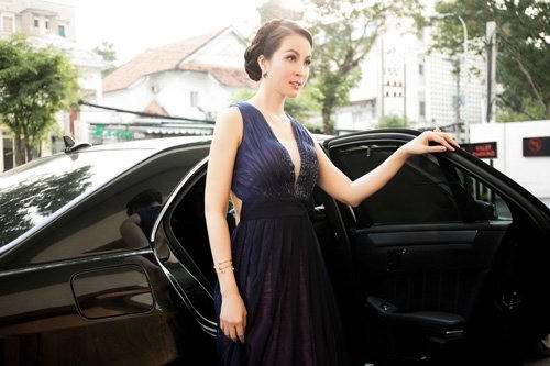Thanh Mai xuất hiện kiêu sa và sang trọng trong một sự kiện ngày hôm qua.