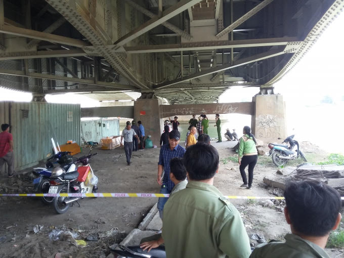 Hiện trường vụ việc.
