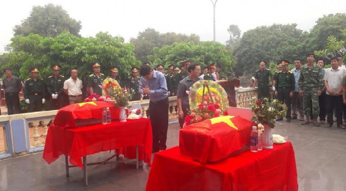 Sơn La: Đưa h&agrave;i cốt hai liệt sỹ trở về với đất mẹ