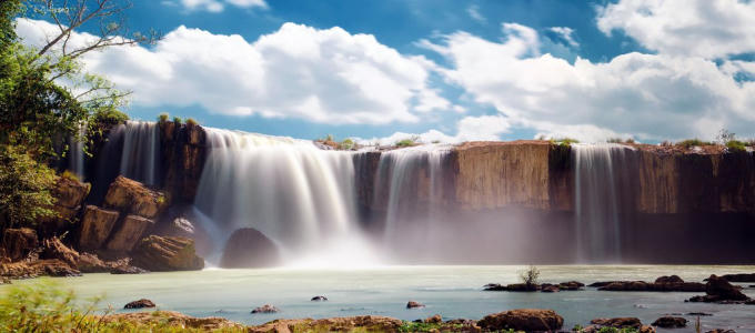 Thác Đray Nur. (Ảnh: PVHuong)