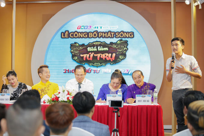 Họp báo chương trình Tiếu lâm tứ trụ mùa 2.