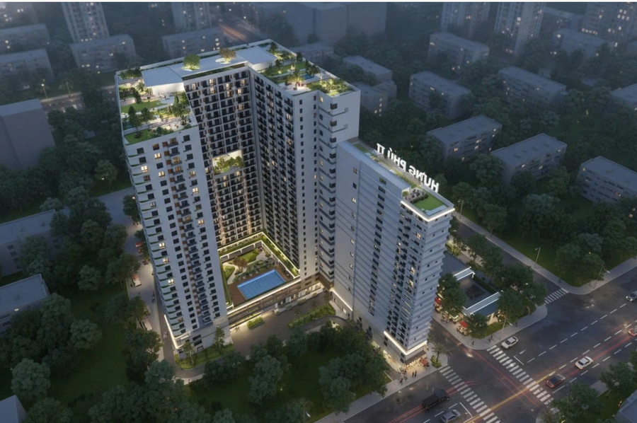 Phối cảnh Dự án Nhà ở xã hội Hưng Phú 2, phường Bắc Nha Trang. Ảnh: Tường Vi