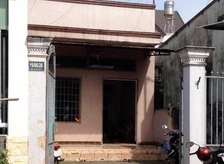 Căn nhà nơi xảy ra vụ án mạng.