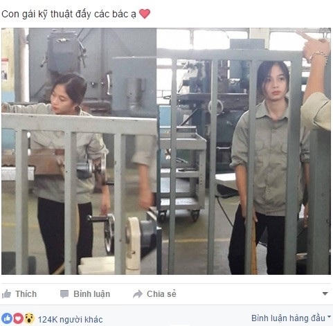 Bức ảnh chụp l&eacute;n c&ocirc; g&aacute;i đang g&acirc;y x&ocirc;n xao cộng đồng mạng.