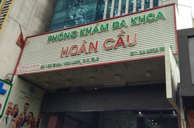 Phòng khám Hoàn Cầu bị phạt 61 triệu đồng với nhiều lỗi vi phạm.