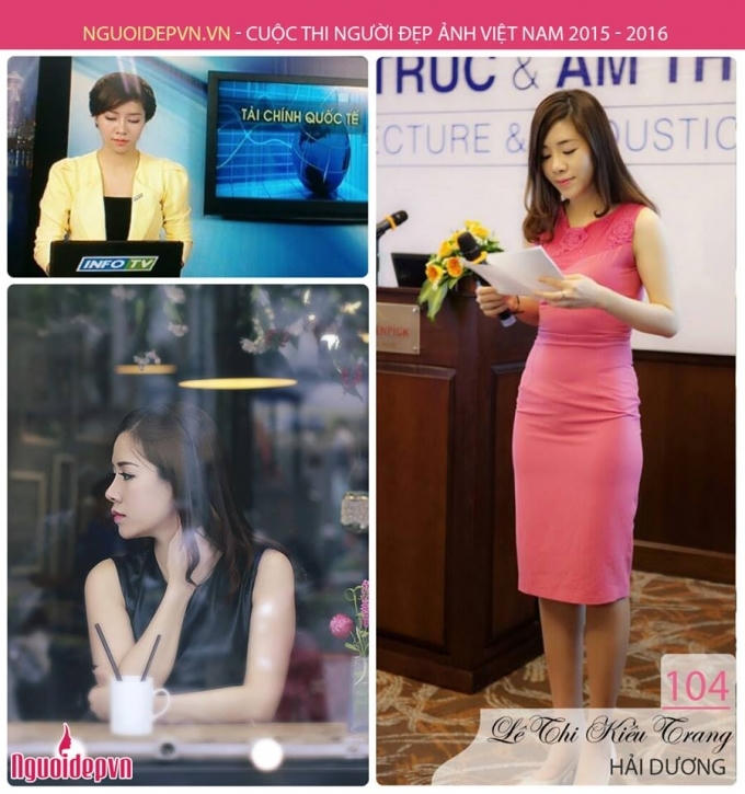 Thí sinh Lê Thị Kiều Trang, SBD 104, Hải Dương .