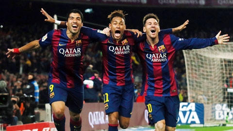 Tam tấu M-S-N (Messi-Suarez-Neymar) liệu có "nổ súng" để giúp đội xứ Catalunya bảo vệ thành công ngôi vô địch La liga?