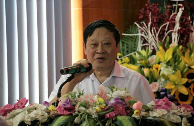 GS.TS Nguyễn Viết Tiến - Thứ trưởng Bộ Y tế&nbsp;ph&aacute;t biểu tại buổi lễ.