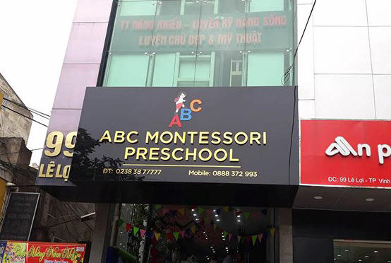 Cơ sở mầm non ABC. Ảnh: baonghean.vn