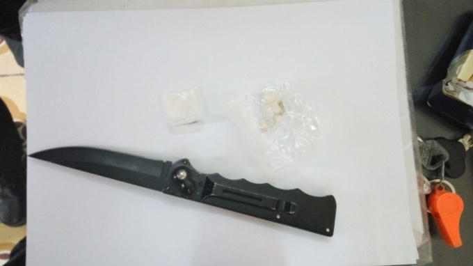 Con dao mà đối tượng Hiệp lấy từ quán internet đâm anh Dũng tử vong.