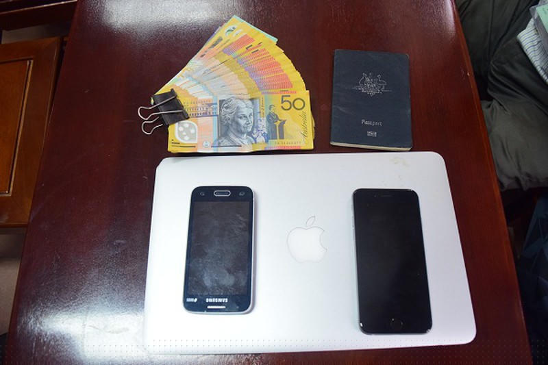 Tang vật vụ trộm.