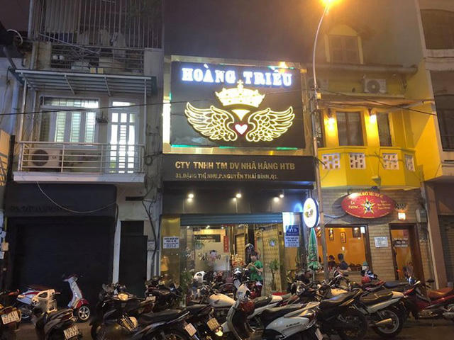 Nhà hàng Hoàng Triều bị kiểm tra hành chính.