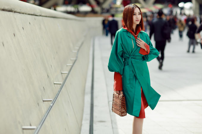 Giữa “rừng” fashionista Hàn, lọt đâu nàng stylist Việt Hoài Trang cùng gu thời trang đẳng cấp đến thế!