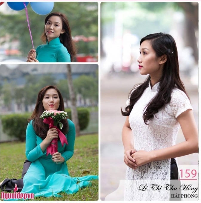 Cô gái đến từ đất Cảng Hải Phòng cũng là đối thủ đáng gờm để lọt vào top 15. Thu Hồng sinh năm 1994 cao 1m70.