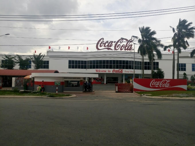 Nhà máy Coca-Cola ở TP HCM.