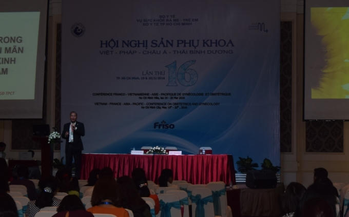 Ths.BS Lê Quang Thanh, Giám đốc BV Từ Dũ phát biểu tại hội nghị.