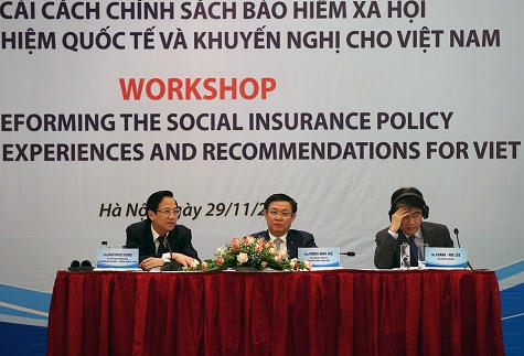 Phó Thủ tướng Vương Đình Huệ dự Hội thảo về chính sách BHXH