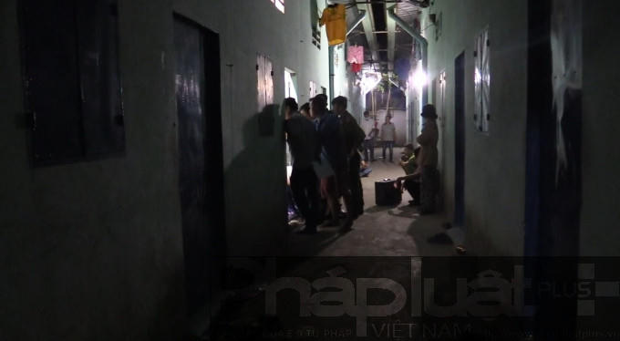 Khu vực phòng trọ nơi xảy ra sự việc.