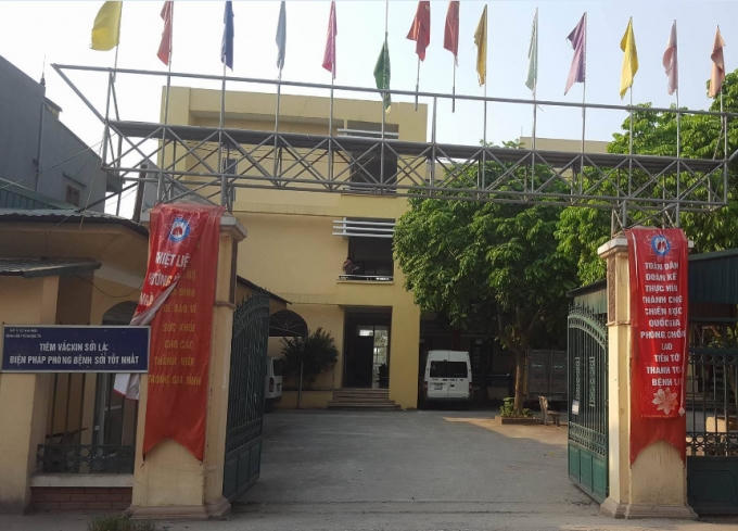 Trung tâm Y tế huyện Thường Tín đang phối hợp, kiểm tra, rà soát lại quy trình tiêm chủng.