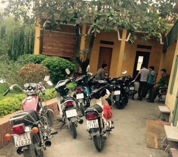 Trụ sở CA xã Bích Hòa.