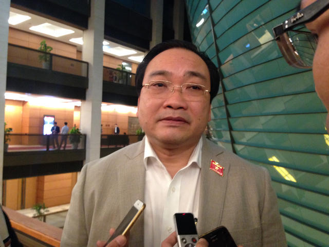 Bí thư Thành uỷ Hà Nội Hoàng Trung Hải.