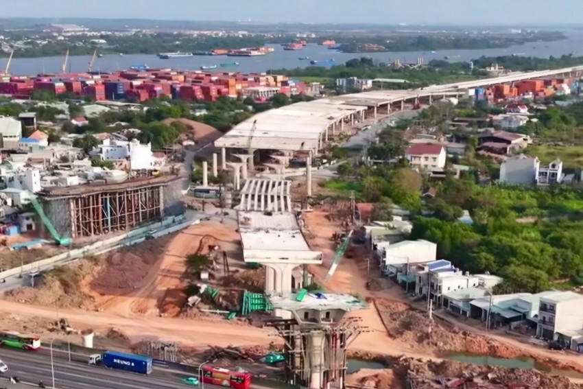 Đường Vành đai 3 TP.Hồ Chí Minh đoạn nút giao Tân Vạn.