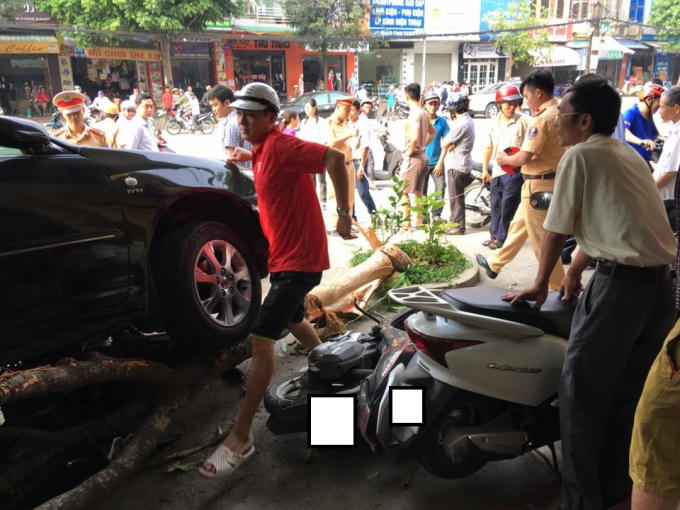 Hiện trường vụ tai nạn giao thông. (Ảnh: FB Soái Muội)