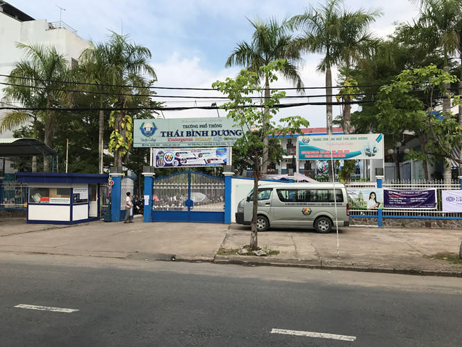 Trường phổ thông Thái Bình Dương bị rao bán.  (Ảnh Đình Tuyến).