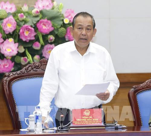 Phó thủ tướng Trương Hòa Bình. Ảnh: TTXVN