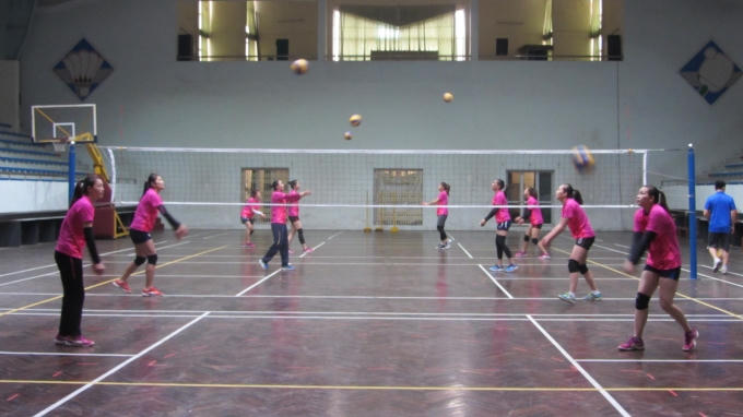 Đội bóng chuyền nữ Quảng Ninh trước khi đến với giải VĐQG được ưu đãi thuận lợi. Ảnh: Internet.