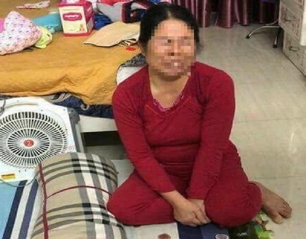 Người phụ nữ bạo hành cháu bé hơn 1 tháng tuổi ở Hà Nam.