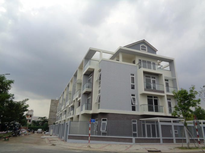 Nhiều lô biệt thự đơn lập đã hoàn thành