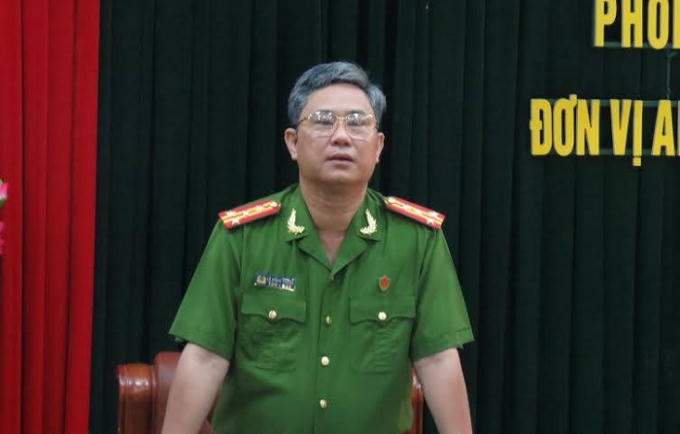 Đại tá Lê Hồng Thắng thông tin về sự việc.