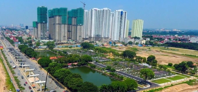 Tổ hợp căn hộ GoldMark City (136 Hồ Tùng Mậu, Quận Bắc Từ Liêm, Hà Nội) hoàn thiện để bàn giao vào Quý I/2017.