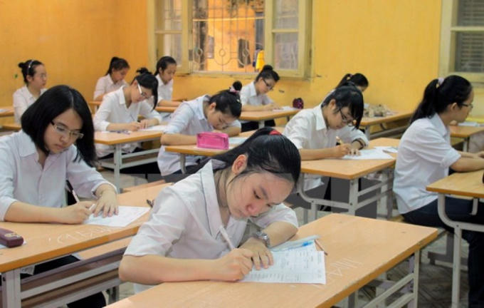 Tổ chức điều tiết giao thông tại các khu vực gần điểm thi để bảo đảm giao thông thông suốt, tạo thuận lợi cho các thí sinh. Ảnh: Internet.