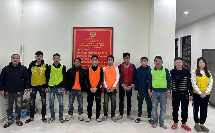 Các đối tượng liên quan đến vụ việc.