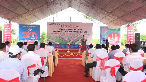 Lễ khởi công truyến trục chính Khu kinh tế biển Năm Căn.