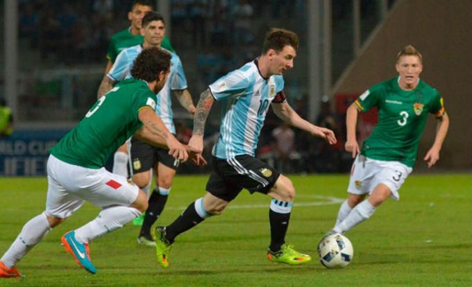 Chờ xem siêu sao Messi ghi bao nhiêu bàn vào lưới của đối thủ Bolivia.