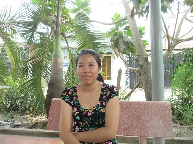 Chị Trà chia sẻ với phóng viên Phapluatplus.vn.