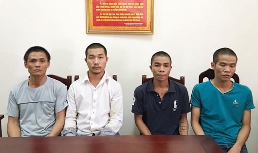 Bốn đối tượng trốn nã trong các tỉnh miền Nam và Tây Nguyên được di lí về Nghệ An.